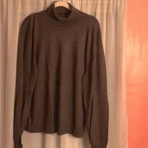 Orvis men’s light sweater brown 2XL turtleneck